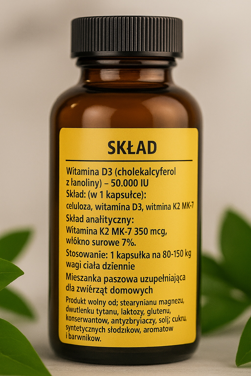 Witamina D3 + K2 50000 IU – Suplement diety 50kapsułek | D3-witaminy.pl - obrazek 4