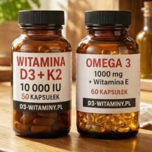 Witamina D3 Omega 3 zestaw odpornosc