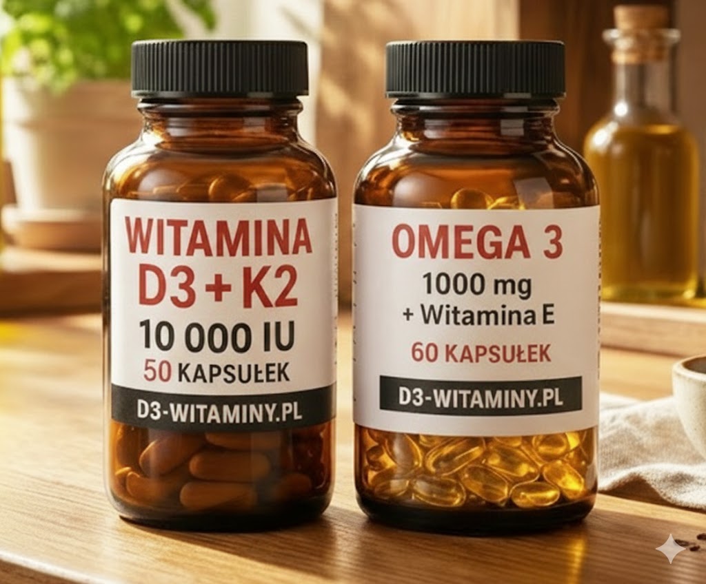 Witamina D3 Omega 3 zestaw odpornosc