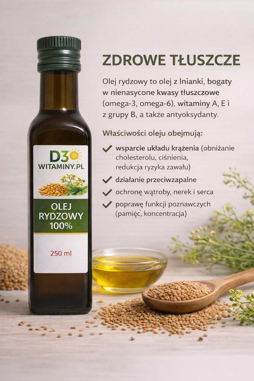 olej rydzowy 250ml